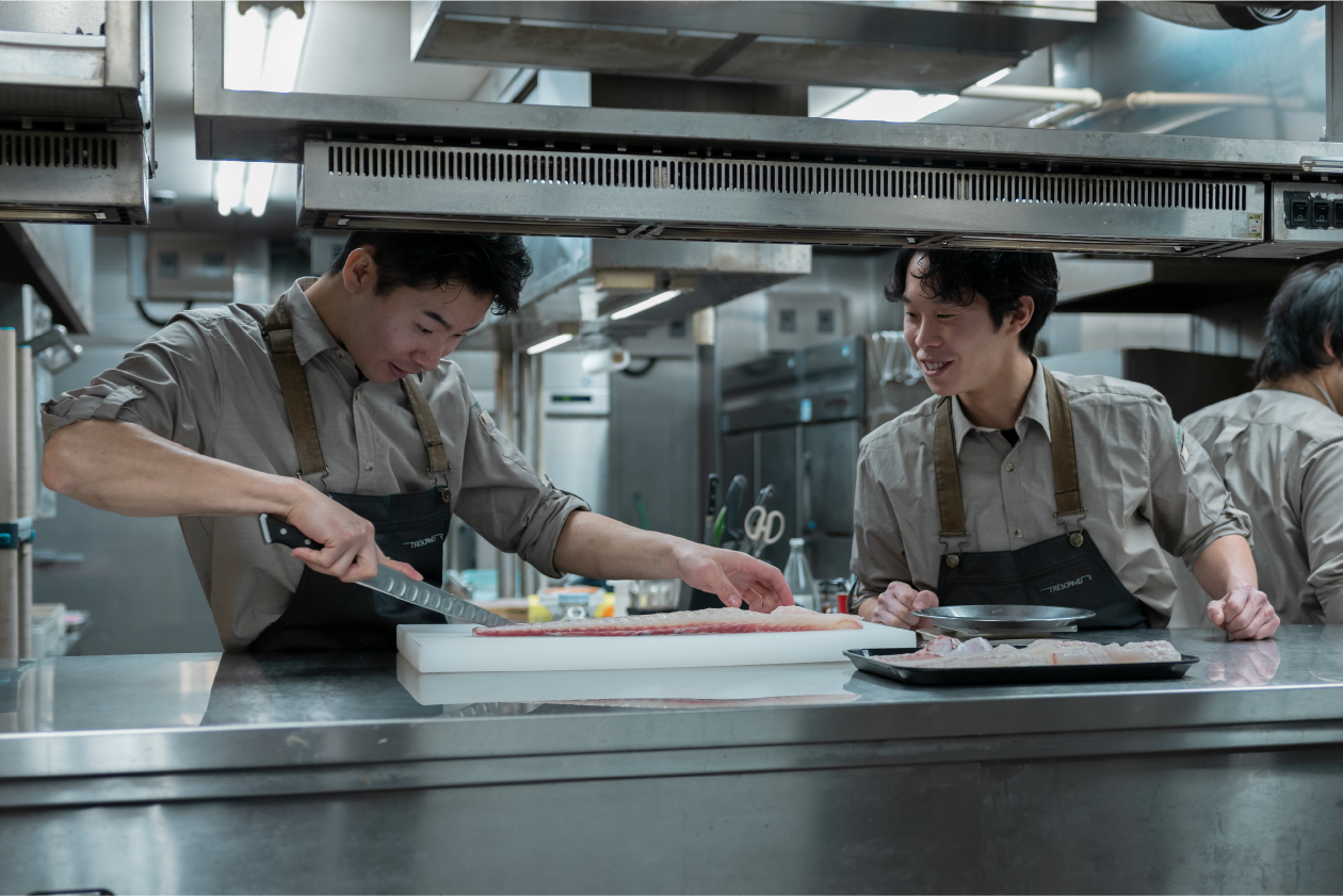 調理現場の様子