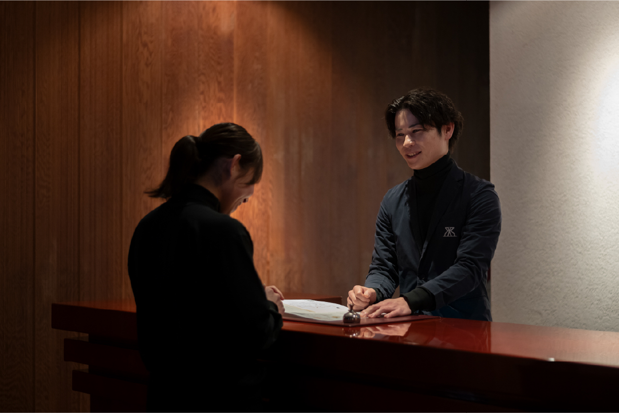 接客現場の様子